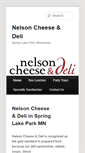 Mobile Screenshot of nelson-cheese.com