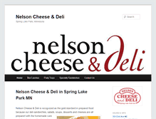 Tablet Screenshot of nelson-cheese.com